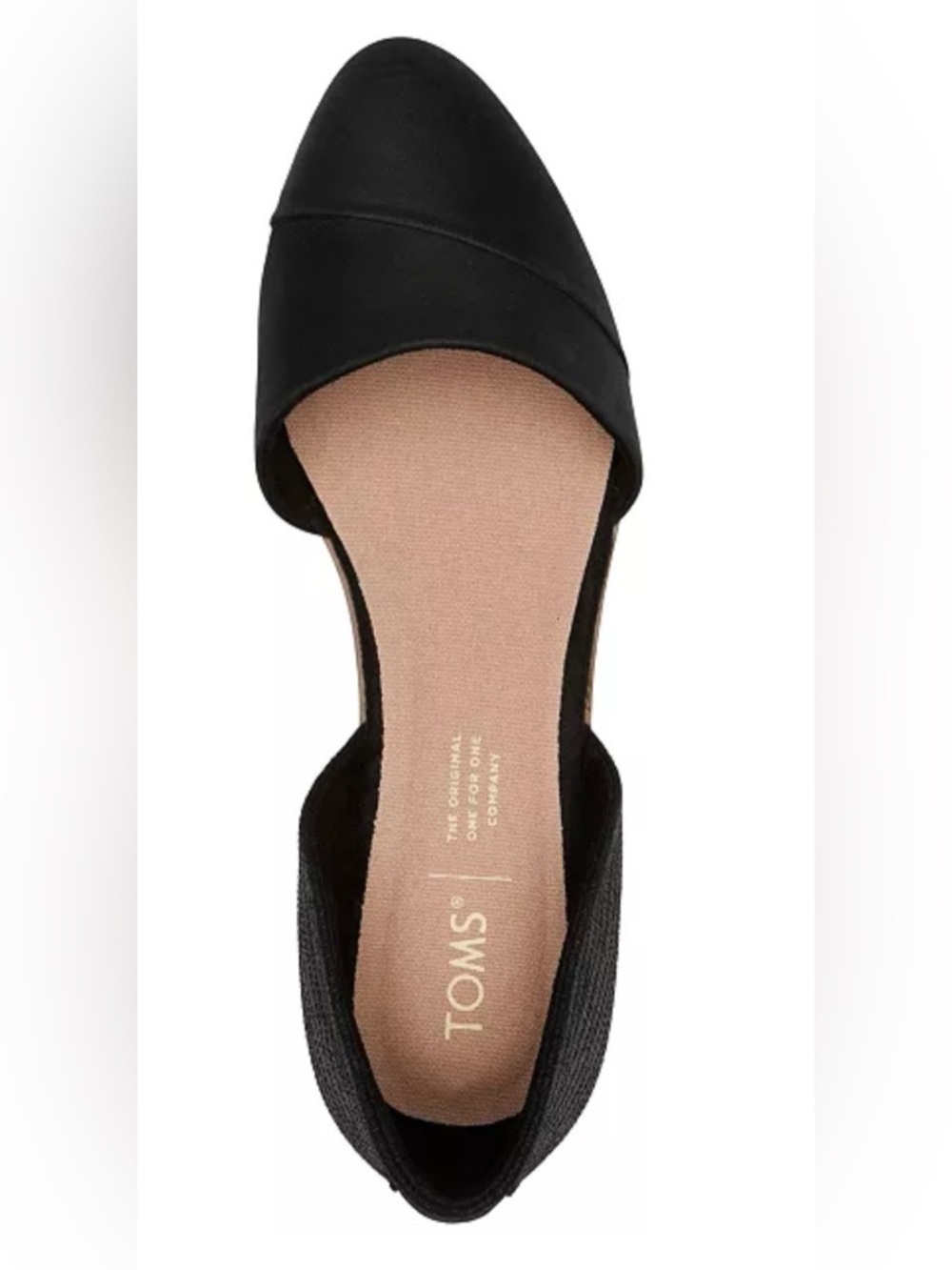 TOMS Women's Jutti d'Orsay Flats Black Size 7.5 - Picture 4 of 15